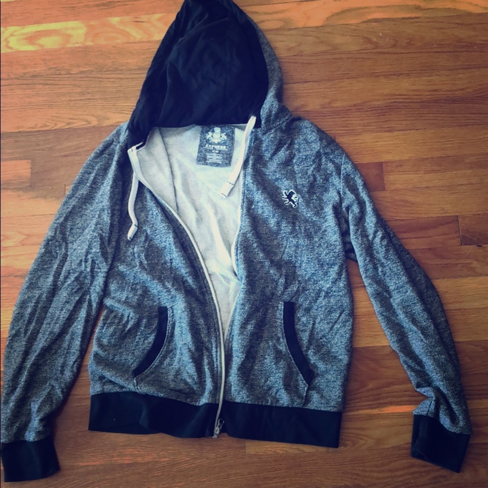 Express men’s zip up hoodie
